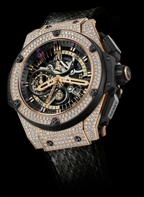 hublot watches black and gold|hublot watches black mamba.